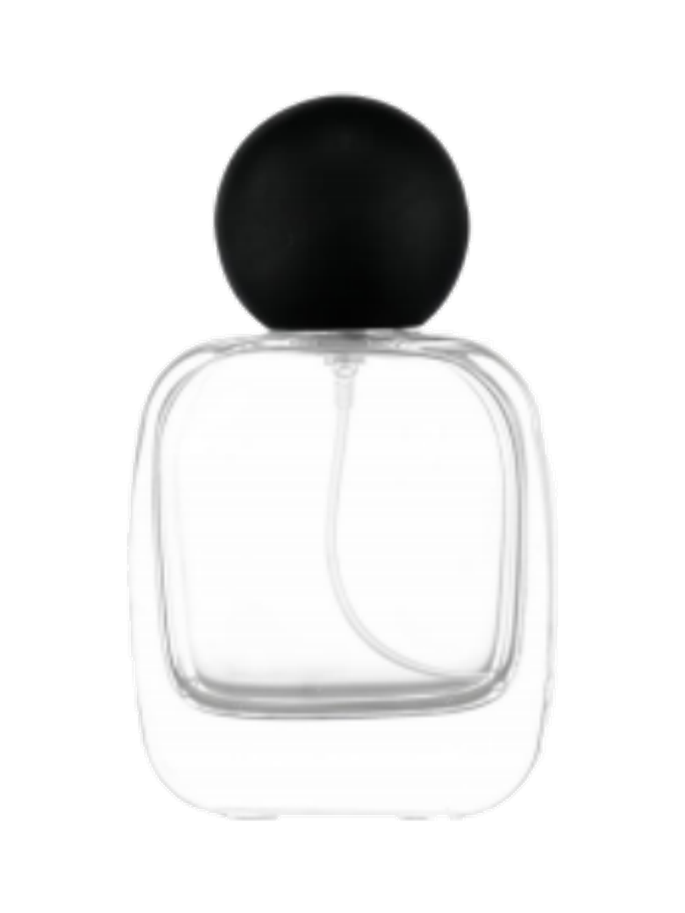 50ml コンパクトな平型香水ボトル ガラス 品番XB430