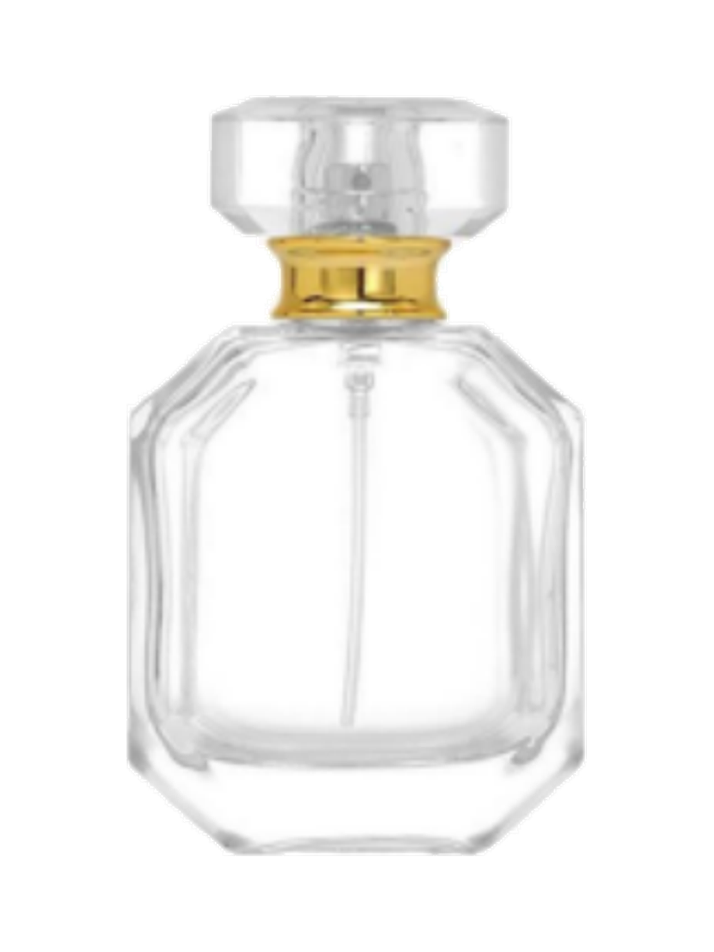 50ml コンパクトな平型香水ボトル ガラス 品番XB438