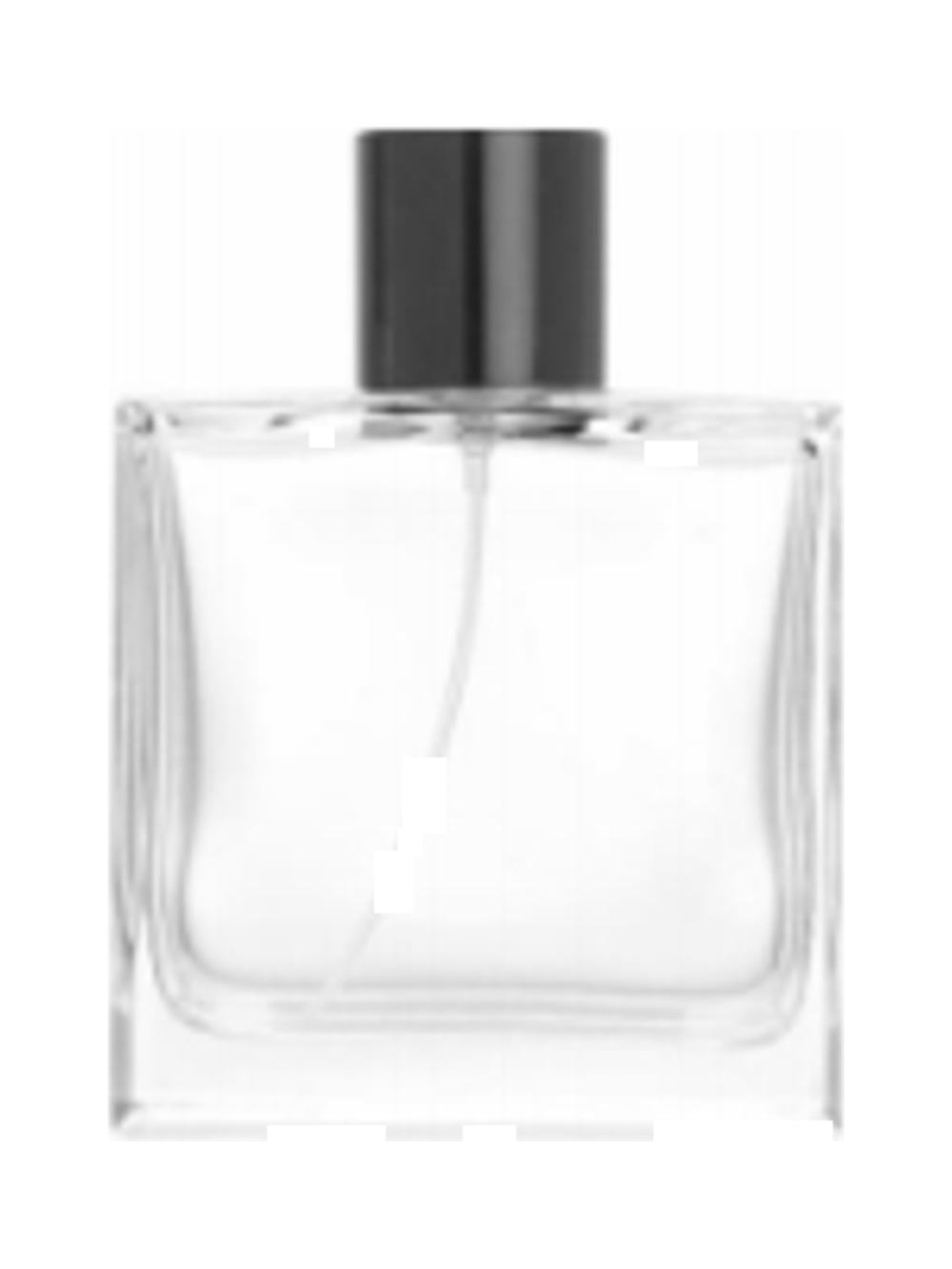 100ml コンパクトな平型香水ボトル ガラス 品番XB461