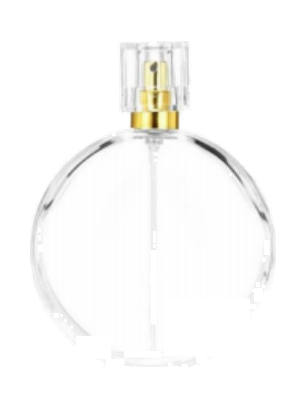 100ml コンパクトな平型香水ボトル ガラス 品番XB462