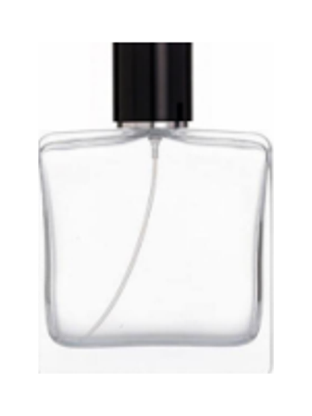 100ml コンパクトな平型香水ボトル ガラス 品番XB474