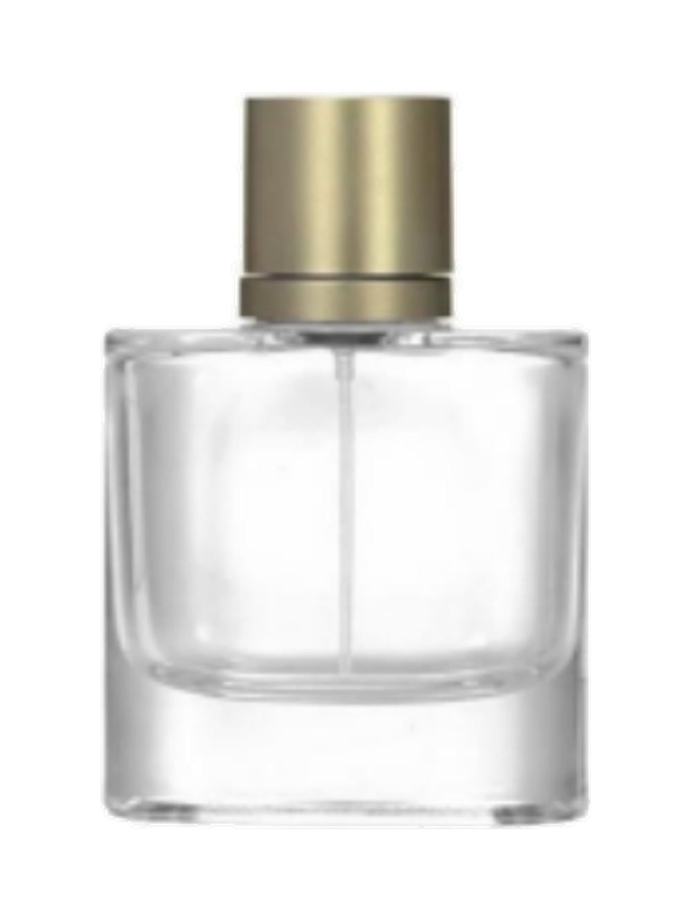 60ml コンパクトな平型香水ボトル ガラス 品番XB486