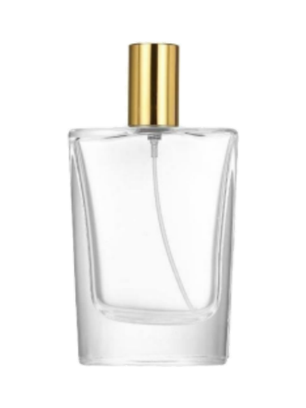 50ml コンパクトな平型香水ボトル ガラス 品番XB515