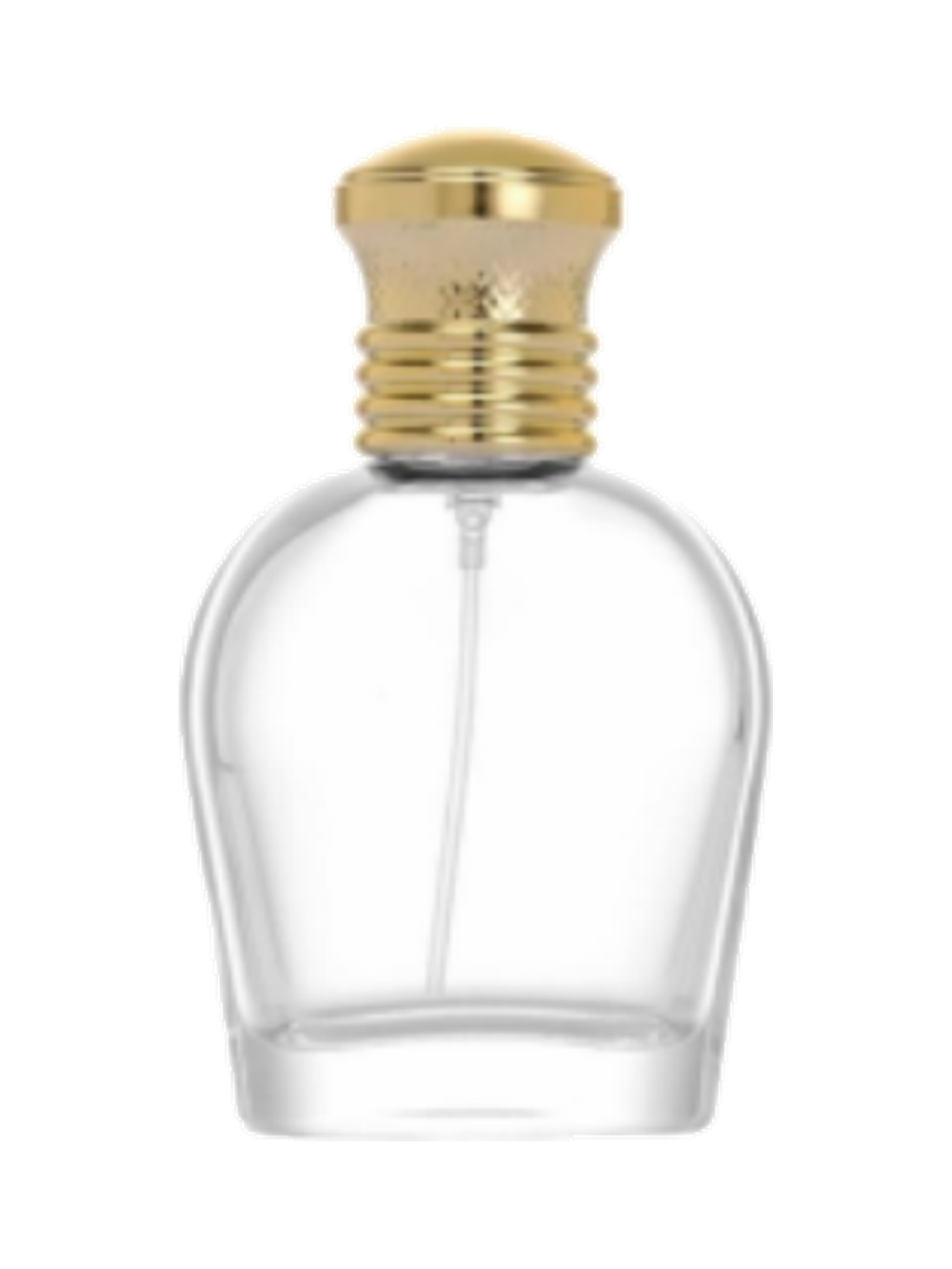 50ml コンパクトな平型香水ボトル ガラス 品番XB522